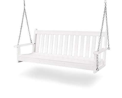 Algopix Similar Product 17 - POLYWOOD GNS60VWH Vineyard 60 Swing