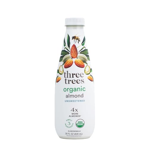 Algopix Similar Product 19 - Three Trees Organic Unsweetened Almond