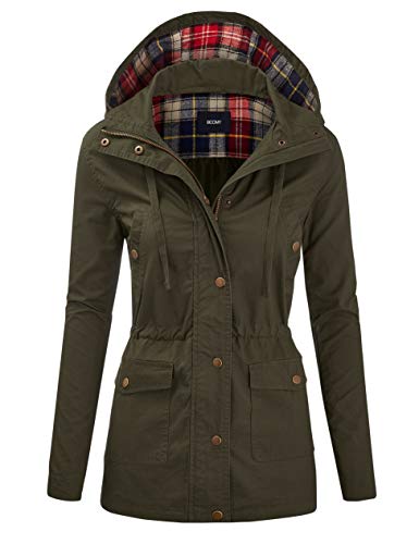 Algopix Similar Product 1 - FASHION BOOMY Womens Zip Up Safari