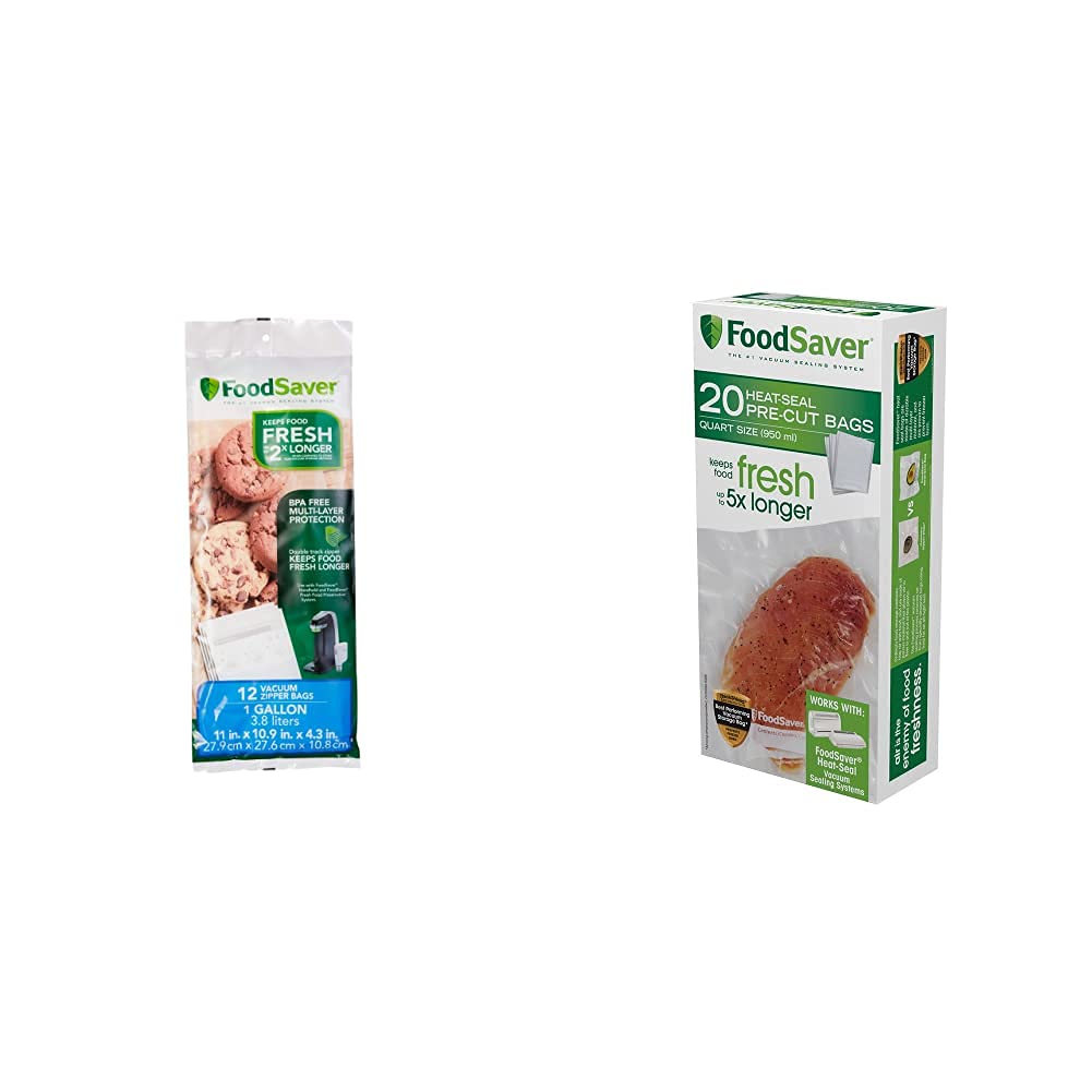 Algopix Similar Product 16 - FoodSaver Precut Vacuum Seal Bags with