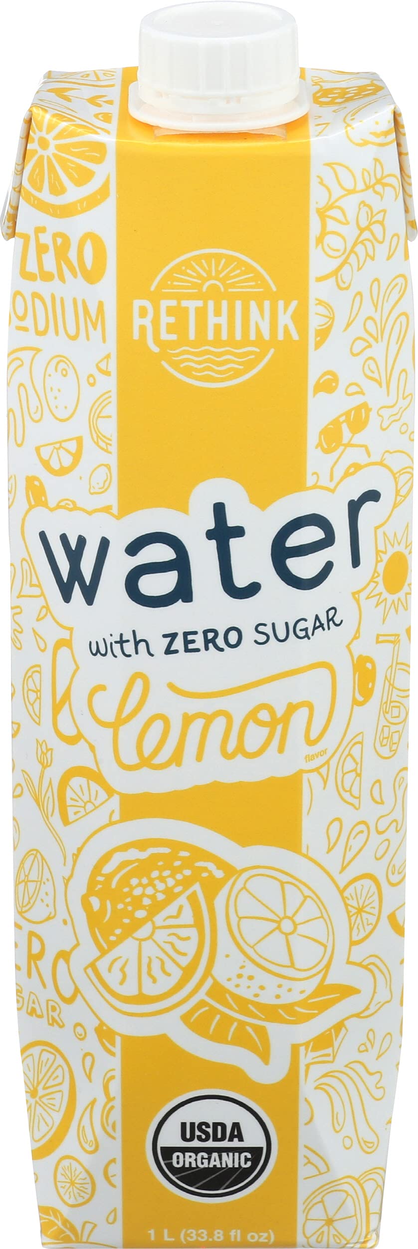 Algopix Similar Product 2 - Rethink Water Lemon Zero Sugar