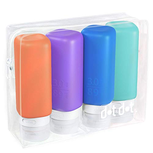 Algopix Similar Product 2 - Leak Proof Refillable Silicone Travel