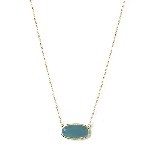 Algopix Similar Product 4 - Rivka Friedman 18K Gold Clad Chalcedony