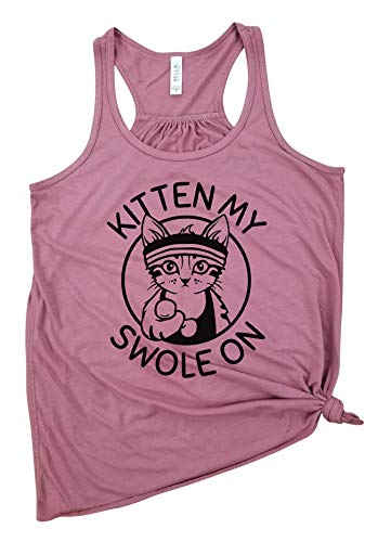 Algopix Similar Product 20 - Kitten my swole on  Muscle Tank Gym