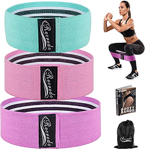 Algopix Similar Product 2 - Recredo Booty Bands Non Slip