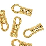 Algopix Similar Product 2 - Beadaholique Cord Ends Fancy Crimp