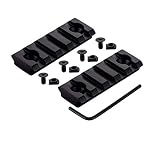 Algopix Similar Product 11 - LIRISY 5 Slot Picatinny Rail 2PCS