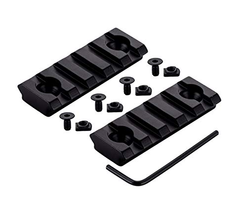 Algopix Similar Product 10 - LIRISY 5 Slot Picatinny Rail 2PCS