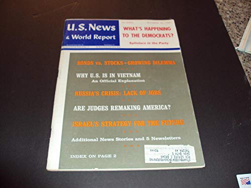 Algopix Similar Product 16 - US News World Report Dec 18 1967 Bonds