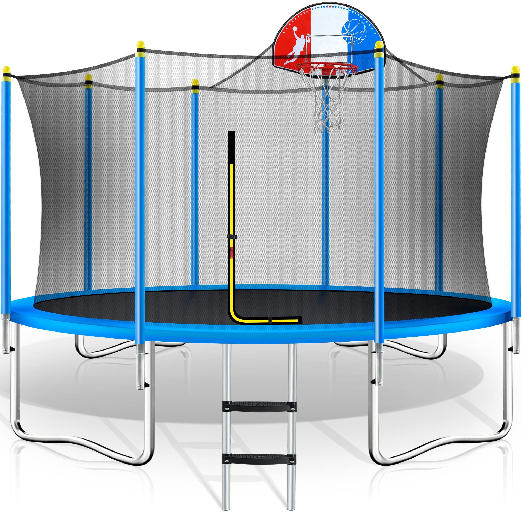 Algopix Similar Product 10 - Merax 14 FT Trampoline with Safety