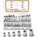 Algopix Similar Product 9 - VIGRUE 205PCS 304 Stainless Steel Rivet