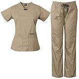Algopix Similar Product 10 - Medgear Womens Scrub Set Utility 4