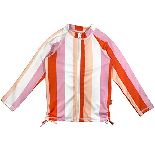 Algopix Similar Product 5 - SwimZip Girl UPF 50 Long Sleeve Rash