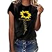 Algopix Similar Product 3 - WUAIWomen TShirtsCasual Short Sleeve