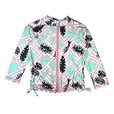Algopix Similar Product 18 - SwimZip Girls UPF 50 Long Sleeve Zip