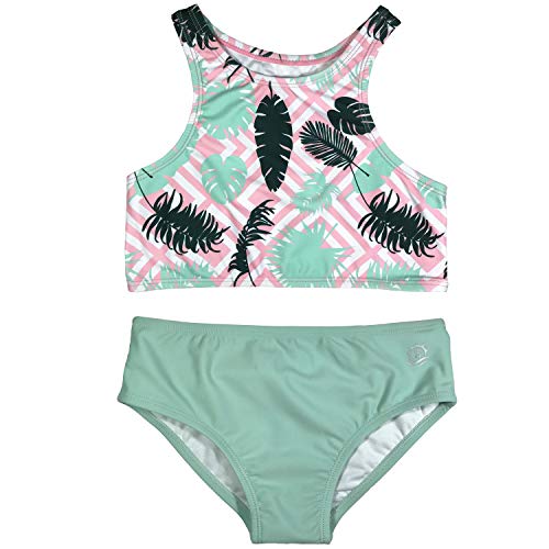 Algopix Similar Product 6 - SwimZip Girls Halter Top  Bikini