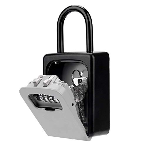 Algopix Similar Product 2 - Key Lock Box 4 Digit Combination Lock