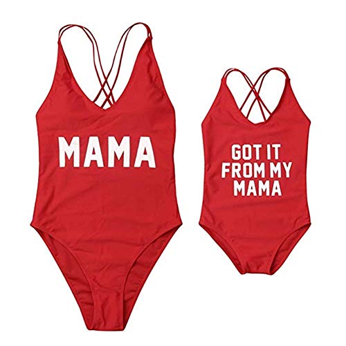 Algopix Similar Product 18 - Mommy and Me Swimsuit Family Matching