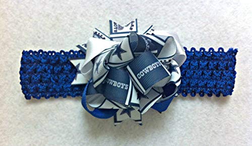 Algopix Similar Product 16 - Cowboys Baby Girl Boutique Bow