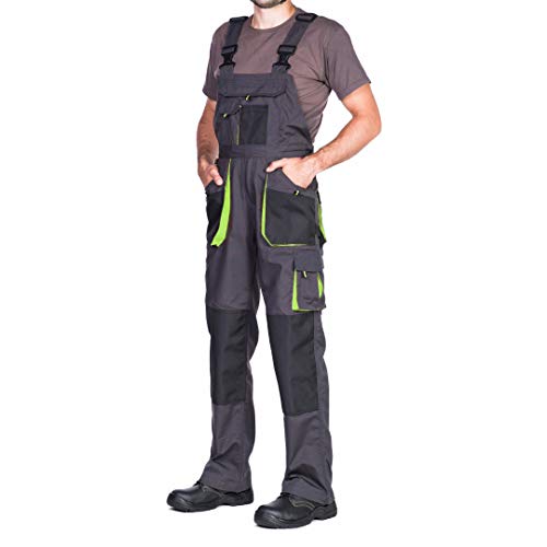 Algopix Similar Product 3 - Mazalat Mens Bib And Brace Overalls