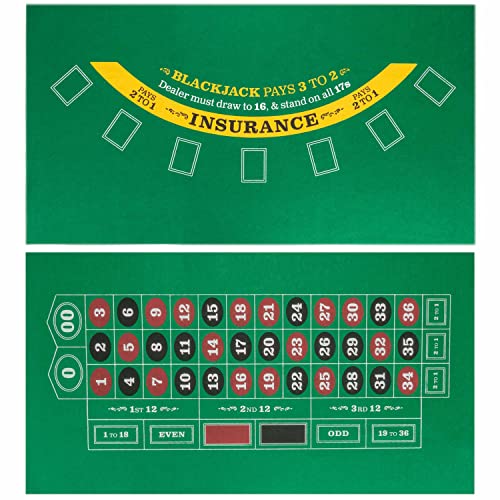 Algopix Similar Product 18 - Brybelly Blackjack and Roulette Table