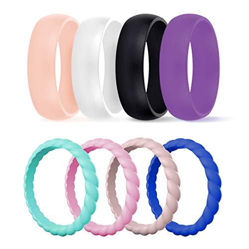 Algopix Similar Product 14 - Silicone Wedding Ring for Women
