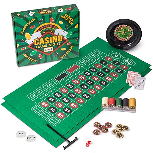 Algopix Similar Product 9 - Casino Game Night  4in1 Gambling