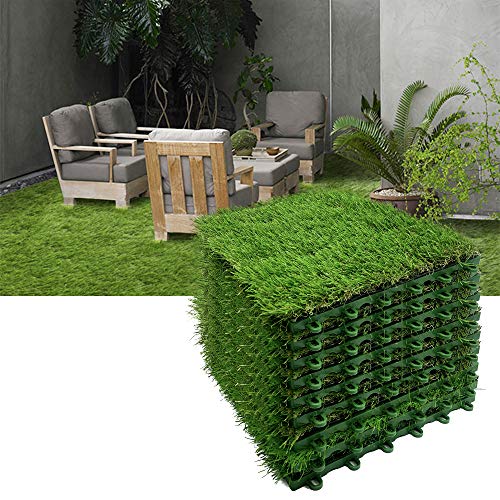 Algopix Similar Product 4 - Reliancer 9PCS Artificial Grass Turf
