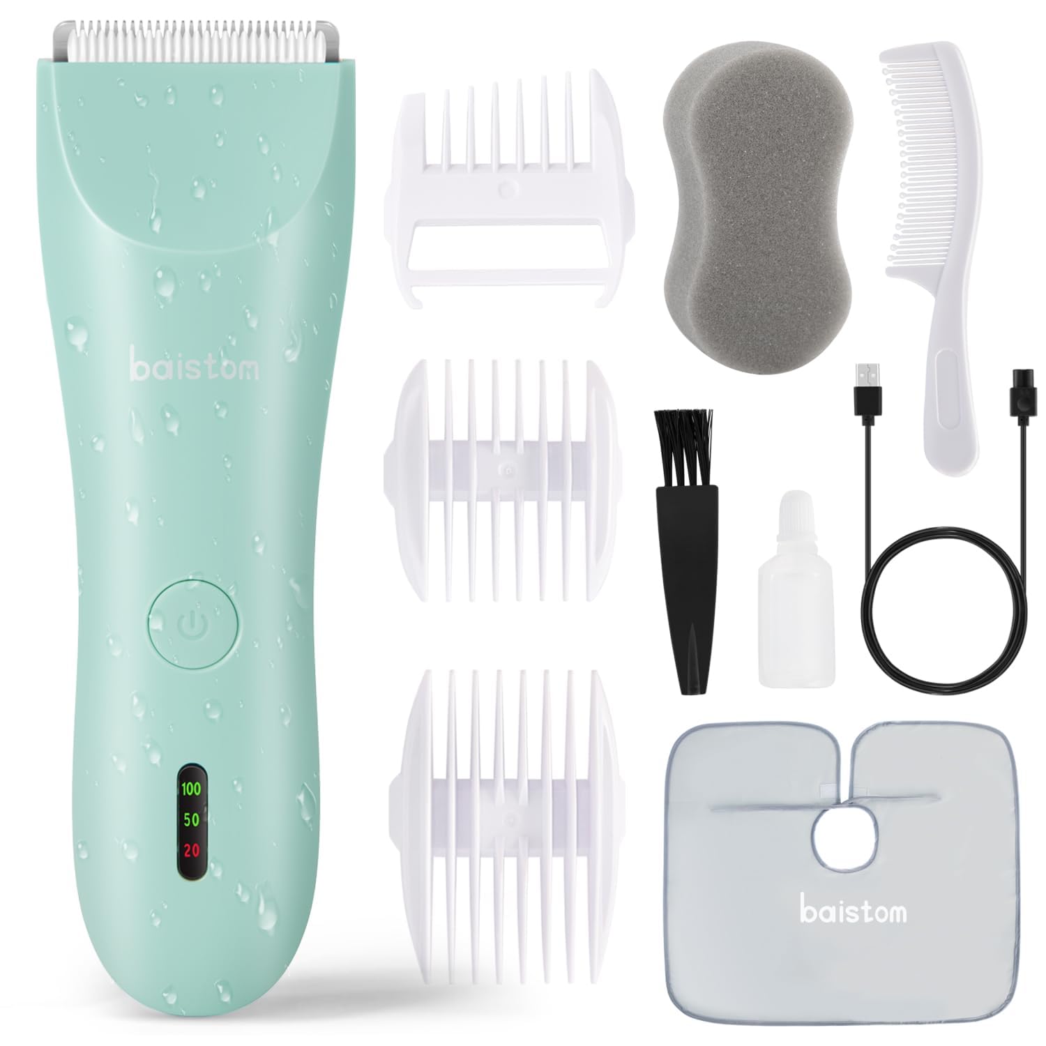 Algopix Similar Product 15 - Baistom Baby Hair Clippers Quiet 