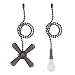 Algopix Similar Product 13 - Ceiling Fan Pull Chain 2 pieces 3mm