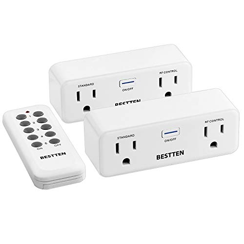Algopix Similar Product 19 - BESTTEN Wireless Remote Control Outlet