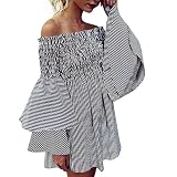 Algopix Similar Product 6 - Womens Off Shoulder Floral Mini Dress