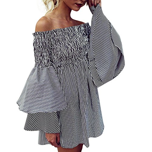 Algopix Similar Product 6 - Womens Off Shoulder Floral Mini Dress