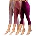 Algopix Similar Product 16 - YOLIX High Waisted Capri Leggings for