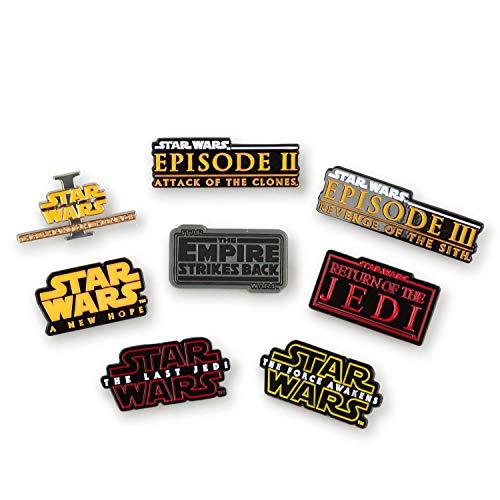 Algopix Similar Product 15 - Star Wars Movie Title Pin Collection 