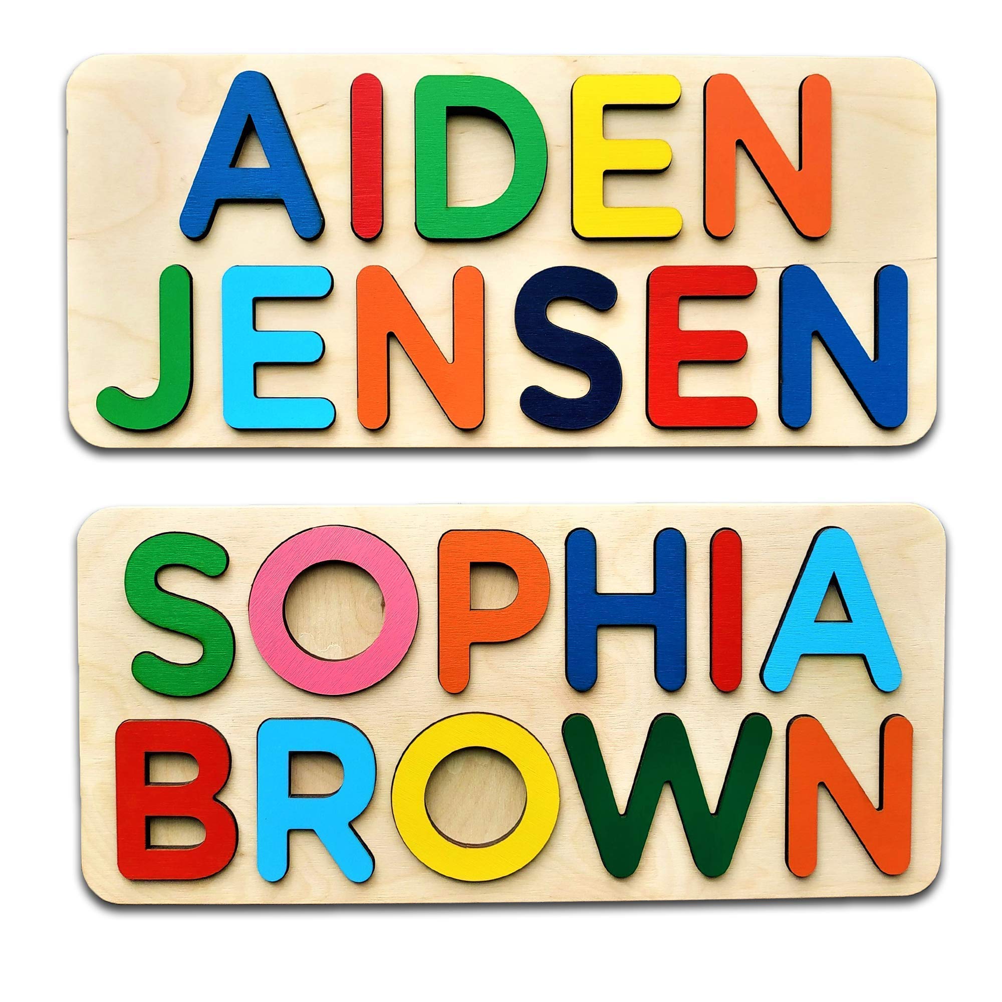 Algopix Similar Product 18 - Personalized Wooden Name Puzzle for