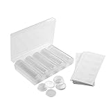 Algopix Similar Product 13 - 100 Pieces 30 mm Coin Capsules and 100