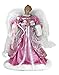 Algopix Similar Product 2 - 14 Inch Standing Pink Angel Christmas