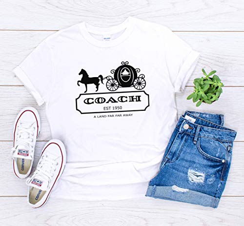 Algopix Similar Product 9 - Princess Cinderella Coach Shirt Disney