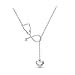 Algopix Similar Product 20 - Dcfywl731 Silver Stethoscope Necklace