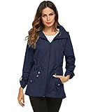Algopix Similar Product 3 - Lined Rain Jacket Women Bicycle Outdoor