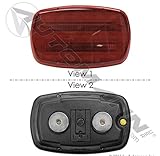 Algopix Similar Product 17 - WARNING LIGHT LED MAGNETIC AMBER (RED)