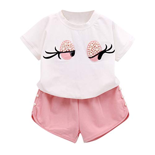 Algopix Similar Product 4 - Yaseking Summer Girls Cotton Clothes