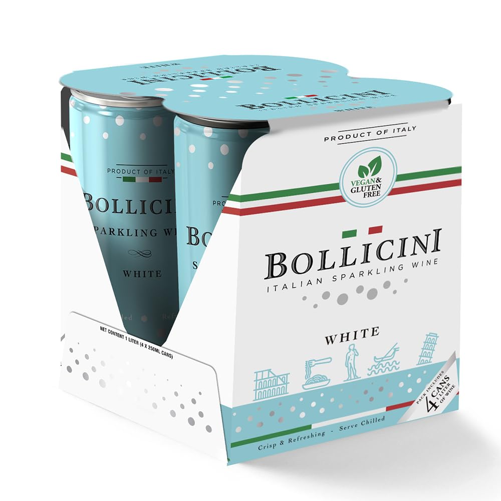 Algopix Similar Product 1 - Bollicini Sparkling Cuvee 250 mL Cans