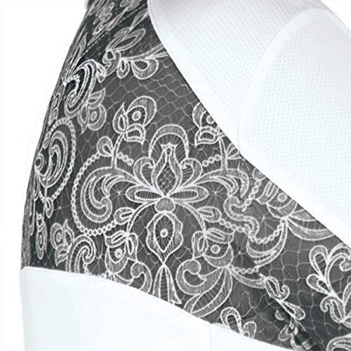 Algopix Similar Product 20 - Romfh Ladies Dressage Lace LS Shirt SM