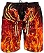 Algopix Similar Product 2 - Asylvain Swimming Trunks Short with 3D