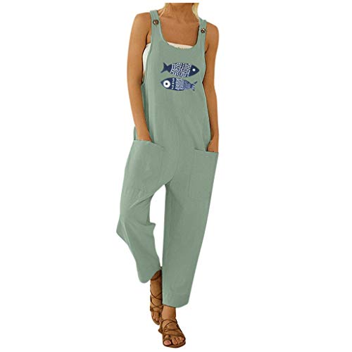 Algopix Similar Product 17 - Womens Jumpsuit Harem Pants Sleeveless