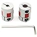 Algopix Similar Product 4 - Befenybay 2PCS 5mm to 8mm Aluminium
