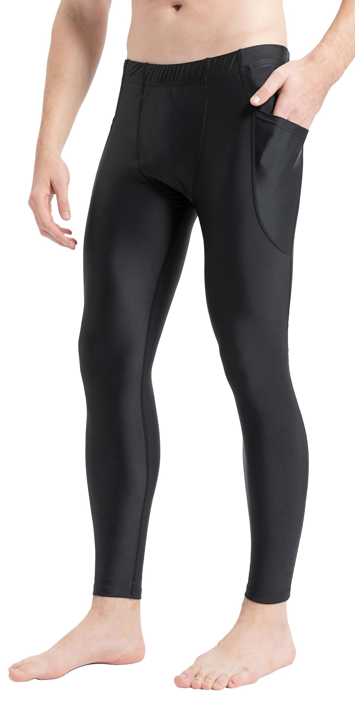 Algopix Similar Product 17 - UPF 50 Mens Surfing Leggings Sun