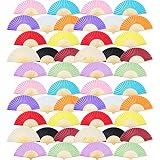 Algopix Similar Product 18 - Bememo Hand Held Fans Silk Bamboo